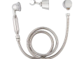 Newport Brass® 281A/06 Model 281A Single Function Traditional Wall Mount Hand Shower Set, 2-1/16 in Dia 1-Function Shower Head, 1.8 gpm Flow Rate, 59 in L Hose, 1/2 in NPT Connection, Antique Brass