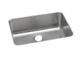 Elkay® ELUH241610 Lustertone™ Classic Kitchen Sink, 24 in L x 16 in W Bowl x 10 in D Bowl, 26-1/2 in L x 18-1/2 in W x 10 in H, Undermount Mounting, 18 ga 304 Stainless Steel