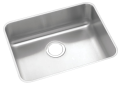 Elkay® ELUH2115 Lustertone™ Classic Kitchen Sink, 21 in L x 15-3/4 in W Bowl x 7-1/2 in D Bowl, 23-1/2 in L x 18-1/4 in W x 7-1/2 in H, Undermount Mounting, 18 ga 304 Stainless Steel