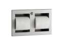 Bobrick 35883 TrimLineSeries™ Multi-Roll Toilet Tissue Dispenser, (2) 1500 Sheets Capacity, Wall Mount, 304 Stainless Steel