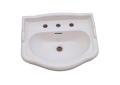 Barclay 3-874WH Stanford 460 Pedestal Centerset Lavatory Sink