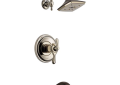Brizo® T60485-PNCO TempAssure® Tub and Shower Faucet Trim, 2 gpm Shower, Cocoa Bronze/Polished Nickel