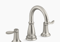 Kohler K-27380-4-BN Bellera(R) Widespread Bathroom Sink Faucet, 1.2 GPM - Vibrant Brushed Nickel