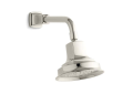 Kohler® 45410-G-SN Margaux® 1-Function Showerhead With Katalyst® Air-Induction Technology, 1.75 gpm Max Flow, 1 Sprays, Wall Mount, 5-15/16 in Dia x 5-5/16 in H Head