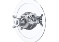 ROHL U5566XAPCTO Edwardian Era Round Thermostatic Trim Plate without Volume Control - Polished Chrome