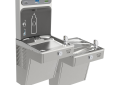 Elkay® LVRCGRNTL8WSK EZH2O® Filtered Bottle Filling Station and Cooler, 1.1 gpm Flow Rate, Mechanical Front Bubbler Button Operation, Refrigerated Chilling, Domestic