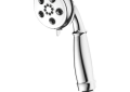 DELTA® 59433-PK Hand Shower, 3-Function Shower Head, 2 gpm Flow Rate, 1/2 in Connection, Polished Chrome, Import