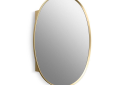 Kohler® 35571-BGL 35571 Verdera® Framed Medicine Cabinet, 5-1/2 in OAL 24 in OAW 34 in OAH, Anodized Aluminum, Moderne Brushed Gold