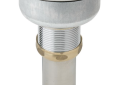 Elkay® LK35 Drain Fitting, 3-1/2 in Nominal, Polished Stainless Steel, 304 Stainless Steel Drain