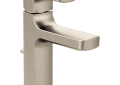 Moen® 6900BN Rizon™ Bathroom Faucet, 1.2 gpm Flow Rate, 3-27/64 in H Spout, 1 Handles, Lift Rod Drain, 1 Faucet Holes, Brushed Nickel, Function: Traditional
