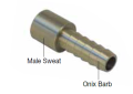 Watts 684001-10 81000659 3/8 inch Barbed Onix x 1/2 inch Street Sweat Adapter - Sold Separately