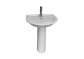 Barclay C/3-310WH Column Only, Lavatory Sink, White, Vitreous China, Import