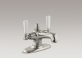 Kohler 10579-4P-BN Monoblock Lavatory Faucet, Lever Handles