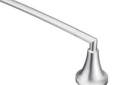 Moen® YB5818CH Towel Bar, Icon™, 18 in L Bar, 5.71 in OAD x 3.48 in OAH, Aluminum, Polished Chrome, Import