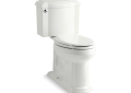 Kohler® 3837-NY 2-Piece Toilet, Devonshire® Comfort Height®, Elongated Bowl, 16-1/2 in H Rim, 12 in Rough-In, 1.28 gpf, Dune