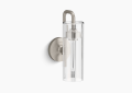 Kohler K-27262-SC01-BNL Purist(R) One-Light Sconce - Brushed Nickel