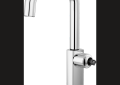 Brizo® 61007LF-PCLHP-L Standard Bar Faucet with Square Spout, Kintsu®, Chrome, 1 Handle, 1.8 gpm