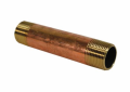 Jones Stephens™ N24003 Pipe Nipple, 3/4 in x 2-1/2 in L, Brass