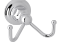 ROHL ROT7DAPC Wall Mount Double Robe Hook - Polished Chrome