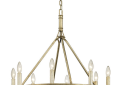 Troy Lighting F6246 Sutton 8 Light 28 inch Champagne Silver Leaf Chandelier Ceiling Light