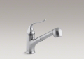 Kohler 15160-G Single-Control Pullout Spray Kitchen Sink Faucet