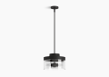 Kohler K-27265-PE02-BLL Purist(R) 12-1/2" Pendant - Matte Black