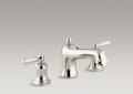 Kohler® T10585-4-SN Bancroft® Bath Tub Faucet Trim, 16 gpm Flow Rate, 8 in Center, Vibrant® Polished Nickel, 2 Handles, Function: Traditional