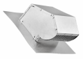 Lambro 109R Roof Cap, Aluminum, Fits Duct Size: 4 in Dia, 12.69 in W x 7-1/4 in H Cap, Domestic