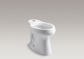 Kohler® 4199-0 HighLine® Toilet Bowl, White, Elongated Shape, 12 in Rough-In, 16-1/2 in H Rim, 2-1/8 in Trapway
