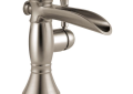 DELTA® 598LF-SSMPU Cassidy™ Centerset Lavatory Faucet, Commercial, 1.2 gpm Flow Rate, 4-11/16 in H Spout, 1 Handles, Pop-Up Drain, 1/3 Faucet Holes, Stainless Steel, Function: Traditional