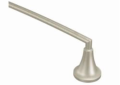 Moen® YB5824BN Towel Bar, Icon™, 24 in L Bar, 3.76 in OAD x 2.25 in OAH, Aluminum, Brushed Nickel, Import