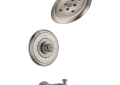 DELTA® T14497-SSLHP Monitor® 14 Tub and Shower Trim, 1.75 gpm Shower, Stainless Steel