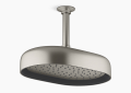 Kohler K-26293-BN Statement(R) Oblong 12" Single-Function Rainhead, 2.5 GPM - Vibrant Brushed Nickel