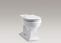 Kohler® 4387-0 Comfort Height® Memoirs® Toilet Bowl, White, Round Front Shape, 12 in Rough-In