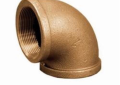 Jones Stephens™ B74002LF Lead Free Pipe Elbow, 1/4 in Nominal, Thread End Style, Bronze