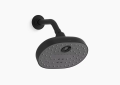 Kohler K-26290-BL Statement(TM) Oval Multifunction 2.5 GPM Showerhead with Katalyst(R) Air-Induction Technology - Matte Black