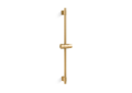 Kohler® 98341-2MB K-98341 Awaken® Wall Mount Shower Slidebar, 24 in L Bar, 27-1/4 in OAL x 2-1/2 in OAD, Brass/Plastic, Vibrant® Brushed Moderne Brass