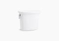 Kohler® 4143-0 Gravity Flush Corbelle® Toilet Tank, Corbelle®, 1.28 gpf, Left Hand Lever Flush, White