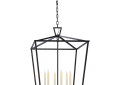 Visual Comfort CHC 2177AI E. F. Chapman Darlana 6 Light 29 inch Aged Iron Foyer Lantern Ceiling Light, E.F. Chapman, Extra Large