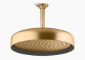 Kohler K-26291-2MB Statement(TM) Round 12" Single-Function Rainhead, 2.5 GPM - Vibrant Brushed Modern Brass