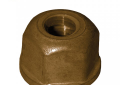 Jones Stephens™ B10104 Regular Basin Nut, 9/16 in ID x 1-1/16 in OD, Brass