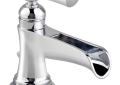 Brizo® 65061LF-PC Rook™ Lavatory Faucet, Commercial, 1.5 gpm Flow Rate, 3-3/4 in H Spout, 1 Handles, Pop-Up Drain, 1 Faucet Holes, Polished Chrome, Function: Traditional