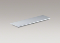 Kohler® 9156-SH Bellwether® Drain Cover, 25-3/8 in L x 7-1/2 in W, Aluminum, Bright Silver