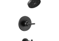 DELTA® T14459-BL Monitor® 14 Tub and Shower Trim, 1.75 gpm Shower, Matte Black