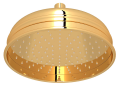 ROHL 10378ULB 9" Rain Showerhead - Unlacquered Brass