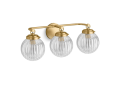 Kohler® 32254-SC03-2GL Sconce, (3) Lamps A19 Lamp, 120 V AC, Brushed Moderne Brass Housing
