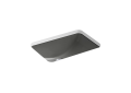 Kohler® 2214-58 Ladena® Bathroom Sink With Overflow Drain, Rectangular Shape, 20-7/8 in W x 14-3/8 in D x 8-1/8 in H, Undermount Mounting, Vitreous China, Thunder™ Gray