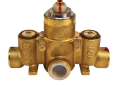 Newport Brass® 1-540 Universal Thermostatic Rough-in Valve, 3/4 in FNPT Inlet x 3/4 in FNPT Outlet, 45 psi, 17.5 gpm, Brass Body