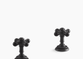 Kohler K-98068-3-BL Artifacts(R) Cross Bathroom Sink Faucet Handles - Matte Black