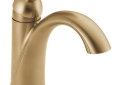 DELTA® 538-CZMPU-DST Lahara® Centerset Lavatory Faucet, Commercial, 1.2 gpm Flow Rate, 3-15/16 in H Spout, 1 Handles, Pop-Up Drain, 1/3 Faucet Holes, Champagne Bronze, Function: Traditional
